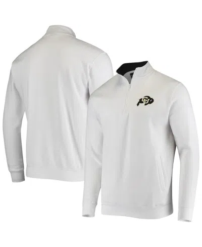 Colosseum Men's Colorado Buffaloes Tortugas Logo Quarter-zip Jacket In White