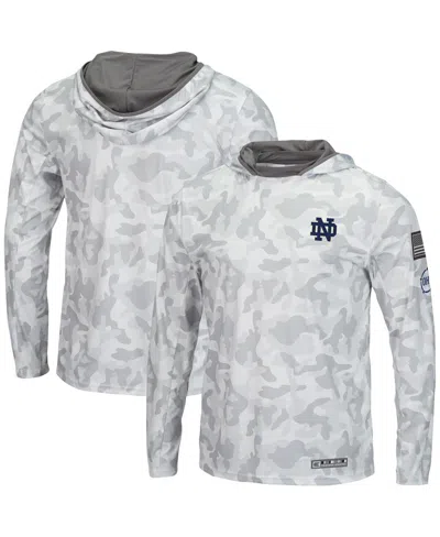 Colosseum Men's  Arctic Camo Notre Dame Fighting Irish Oht Military-inspired Appreciation Long Sleeve