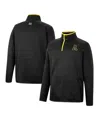 Colosseum Black Appalachian State Mountaineers Rebound Quarter-snap Jacket In Black
