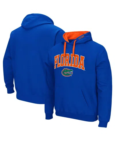 Colosseum Men's  Florida Gators Big And Tall Arch & Logo 2.0 Pullover Hoodie In Royal