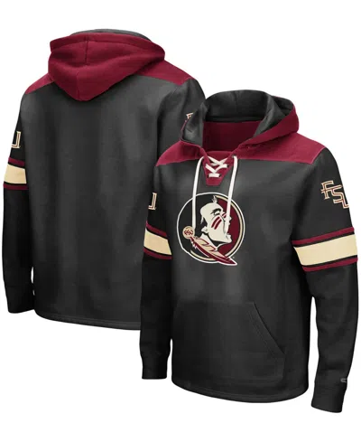Colosseum Men's  Black Florida State Seminoles 2.0 Lace-up Logo Pullover Hoodie