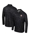 Colosseum Men's  Black Florida State Seminoles Carson Raglan Quarter-zip Jacket In Black