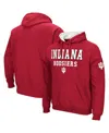 Colosseum Men's Indiana Hoosiers Sunrise Pullover Hoodie In Crimson