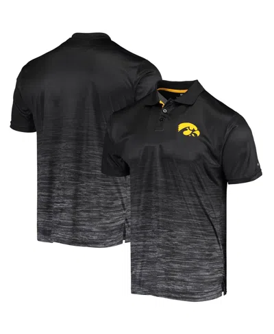 Colosseum Men's Black Iowa Hawkeyes Marshall Polo