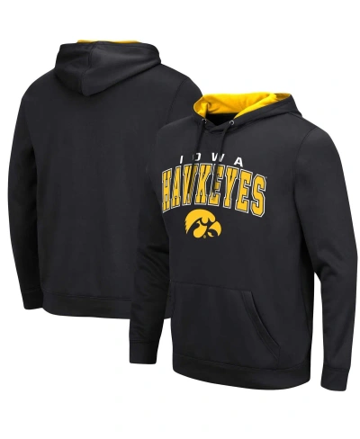 Colosseum Men's  Black Iowa Hawkeyes Resistanceâ Pullover Hoodie