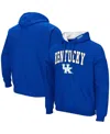 Colosseum Men's  Royal Kentucky Wildcats Arch & Team Logo 3.0 Pullover Hoodie In Royal