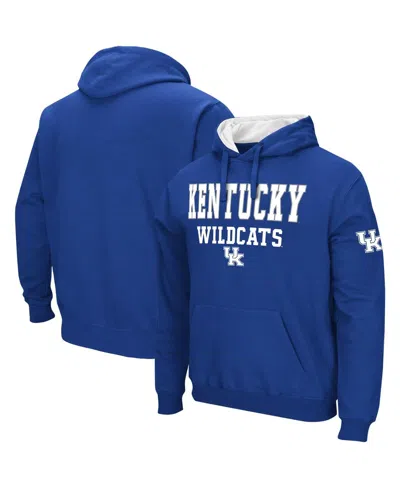 Colosseum Men's Kentucky Wildcats Sunrise Pullover Hoodie In Royal