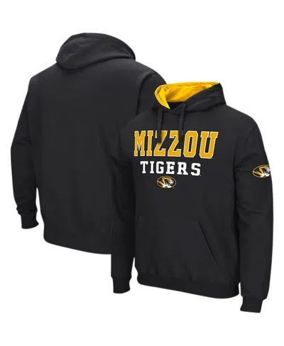 Colosseum Men's  Black Missouri Tigers Sunrise Pullover Hoodie