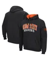 Colosseum Men's  Black Oregon State Beavers Double Arch Pullover Hoodie In Black