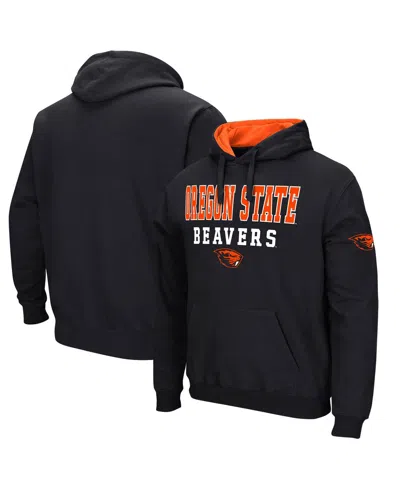Colosseum Men's  Black Oregon State Beavers Sunrise Pullover Hoodie