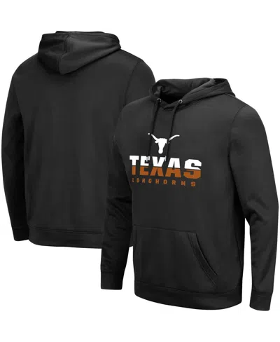 Colosseum Men's Black Texas Tech Red Raiders Lantern Pullover Hoodie