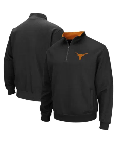Colosseum Men's  Black Texas Longhorns Tortugas Quarter-zip Sweatshirt