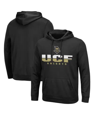 Colosseum Men's Black Ucf Knights Lantern Pullover Hoodie