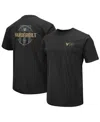 Colosseum Men's  Black Vanderbilt Commodores Oht Military-inspired Appreciation T-shirt In Black