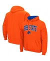 Colosseum Men's  Orange Boise State Broncos Arch And Logo 3.0 Pullover Hoodie In Orange