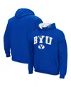 Colosseum Men's Byu Cougars Arch Logo 3.0 Full-zip Hoodie In Royal