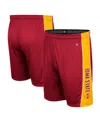 Colosseum Men's  Cardinal Iowa State Cyclones Panel Shorts In Cardinal