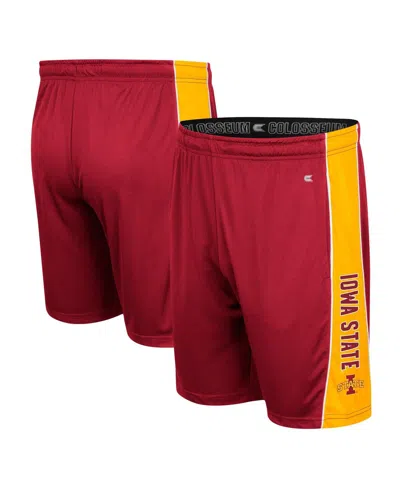 Colosseum Men's  Cardinal Iowa State Cyclones Panel Shorts