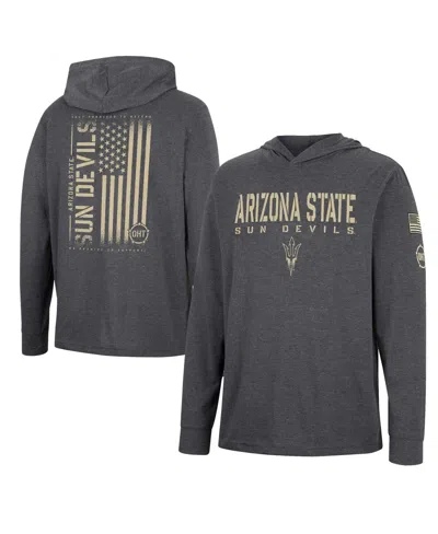 Colosseum Men's  Charcoal Minnesota Golden Gophers Team Oht Military-inspired Appreciation Hoodie Lon