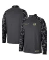 Colosseum Men's  Charcoal Colorado State Rams Oht Military-inspired Appreciation Long Range Raglan Qu In Charcoal