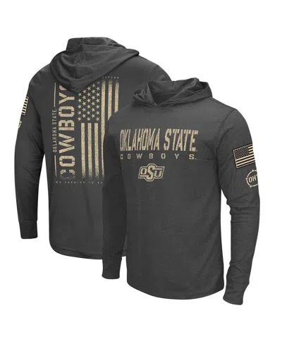 Colosseum Men's  Charcoal Distressed Oklahoma State Cowboys Team Oht Military-inspired Appreciation H
