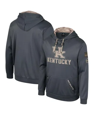 Colosseum Men's  Charcoal Kentucky Wildcats Oht Military-inspired Appreciation Pullover Hoodie