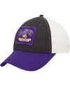 Colosseum Men's  Charcoal Lsu Tigers Objection Snapback Hat In Charcoal