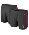 COLOSSEUM MEN'S COLOSSEUM CHARCOAL NC STATE WOLFPACK LANGMORE SHORTS