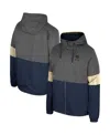 Colosseum Men's  Charcoal Notre Dame Fighting Irish Miles Full-zip Jacket In Charcoal