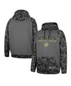 Colosseum Men's  Charcoal Notre Dame Fighting Irish Oht Military-inspired Appreciation Camo Stack Rag In Charcoal