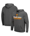 Colosseum Men's  Charcoal Tennessee Volunteers Lantern Pullover Hoodie In Charcoal