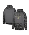 Colosseum Men's  Charcoal Texas A&m Aggies Oht Military-inspired Appreciation Camo Stack Raglan Pullo In Charcoal