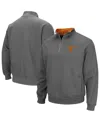 Colosseum Men's  Charcoal Texas Longhorns Tortugas Quarter-zip Sweatshirt In Charcoal
