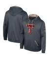 Colosseum Men's  Charcoal Texas Tech Red Raiders Oht Military-inspired Appreciation Pullover Hoodie In Charcoal