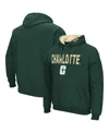 Colosseum Men's  Green Charlotte 49ers Arch And Logo Pullover Hoodie In Green