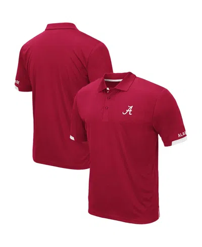 Colosseum Men's  Crimson Alabama Crimson Tide Big And Tall Santry Polo Shirt