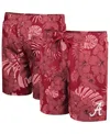 Colosseum Men's  Crimson Alabama Crimson Tide The Dude Swim Shorts In Crimson