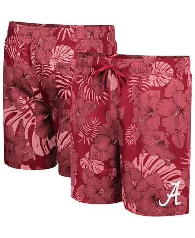 Colosseum Men's  Crimson Alabama Crimson Tide The Dude Swim Shorts