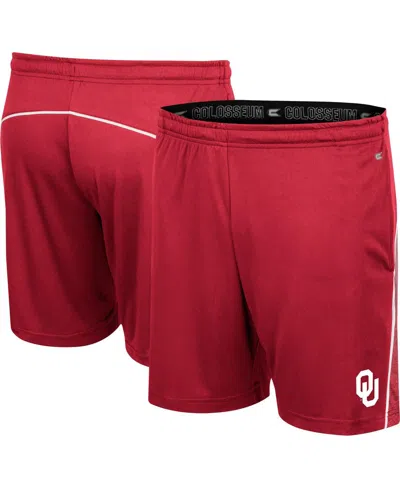 Colosseum Men's  Crimson Oklahoma Sooners Laws Of Physics Shorts