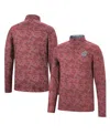 Colosseum Men's  Crimson Washington State Cougars Tivo Quarter-zip Jacket In Crimson