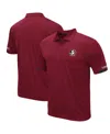 Colosseum Men's  Garnet Florida State Seminoles Big And Tall Santry Polo Shirt In Garnet