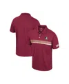 Colosseum Men's  Garnet Florida State Seminoles No Problemo Polo Shirt In Garnet