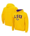 Colosseum Men's Gold Lsu Tigers Arch Logo 3.0 Full-zip Hoodie In Gold