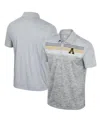 Colosseum Men's  Gray Appalachian State Mountaineers Cybernetic Polo Shirt In Gray