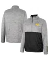 Colosseum Gray Iowa Hawkeyes John Half-zip Jacket In Gray