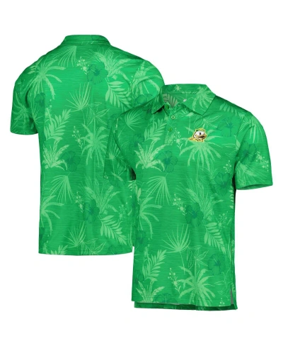 Colosseum Men's  Green Oregon Ducks Palms Team Polo Shirt