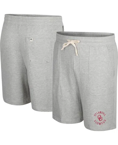 Colosseum Men's  Heather Gray Oklahoma Sooners Love To Hear This Terry Shorts