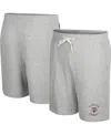 Colosseum Men's  Heather Gray Texas A&m Aggies Love To Hear This Terry Shorts In Heather Gray