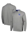 Colosseum Men's  Heathered Gray Kentucky Wildcats Tortugas Quarter-zip Sweatshirt In Heathered Gray