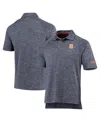 Colosseum Men's  Heathered Navy Syracuse Orange Down Swing Polo Shirt In Heathered Navy